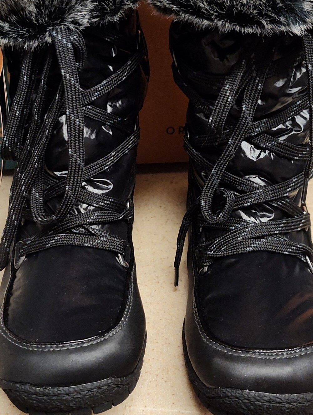 Charley By Sporto Waterproof Faux Fur Lined Snow Boots 👢 - Picture 5 of 9
